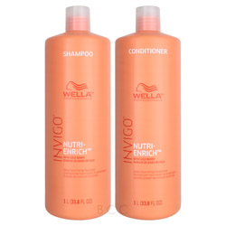 Wella Invigo Nutri-Enrich Deep Nourishing Shampoo & Conditioner Set - 33.8 oz