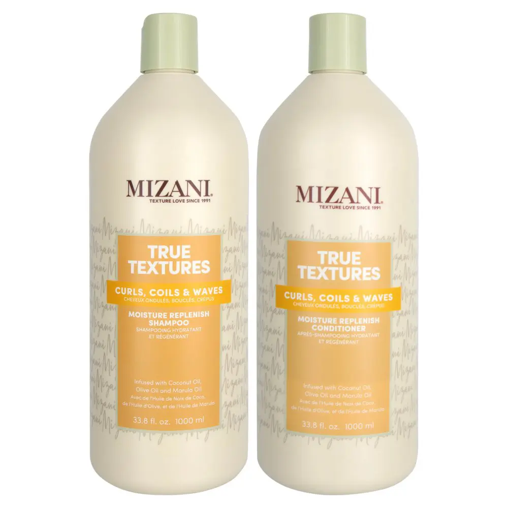 Skin Conditioner 300ml 2本セット Mizani True Textures Moisture Replenish Shampoo & Conditioner Duo