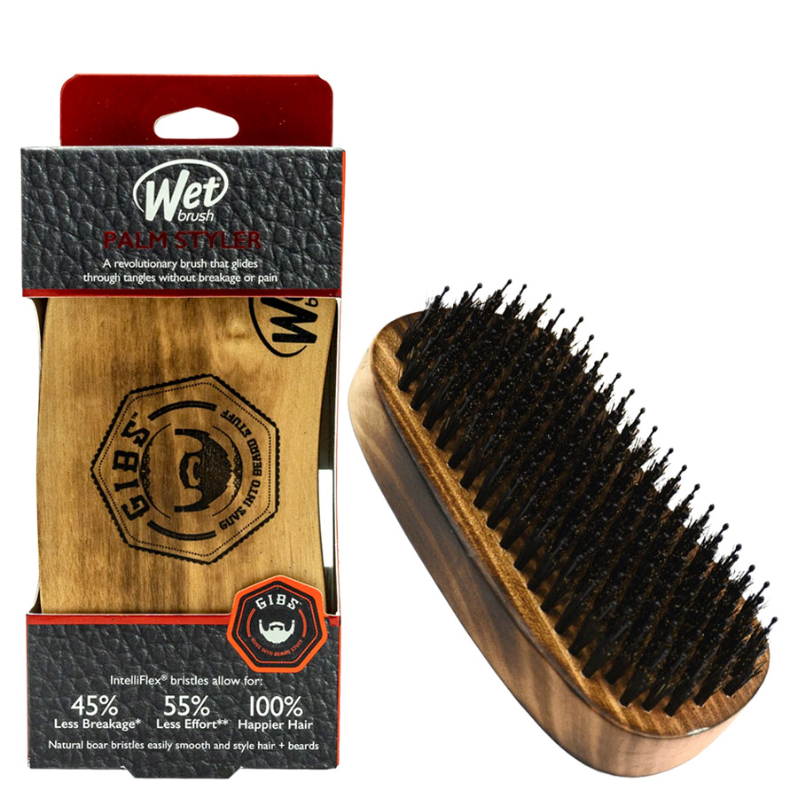 GIBS Wooden Palm Brush (Wet Brush Palm Styler) Beauty Care Choices