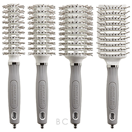 Olivia Garden Ceramic + Ion Turbo Vent Brush Pro Collection Beauty