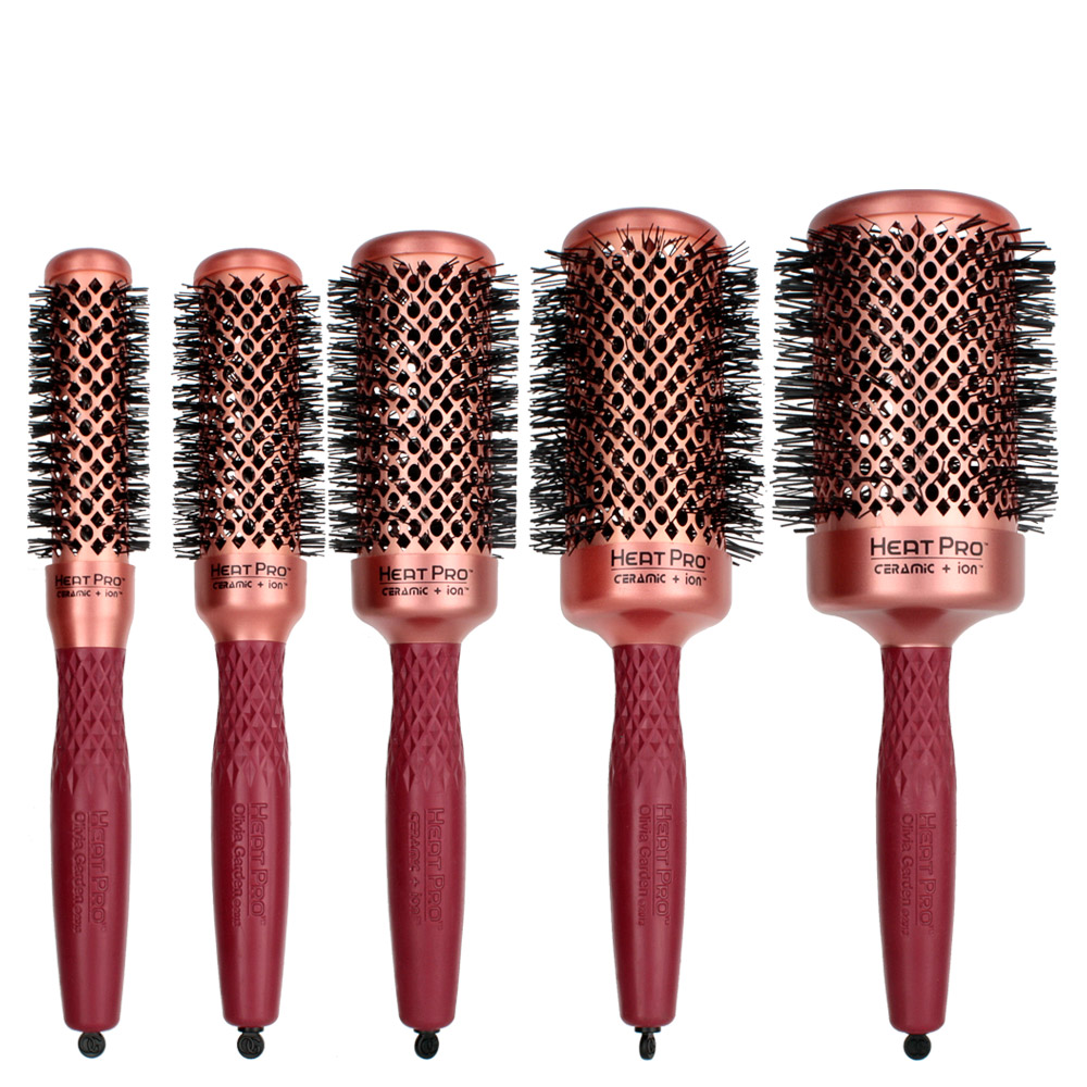 Olivia Garden HeatPro Ceramic + Ion Round Brush Collection Beauty