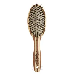 Olivia Garden Healthy Hair - Eco-Friendly Bamboo Brush - Ionic Paddle