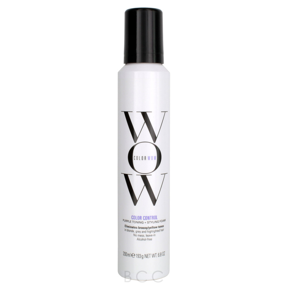 Color Wow Color Control Purple Toning + Styling Foam Beauty Care Choices
