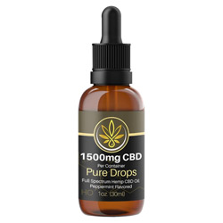 Pure Source Pure Drops Full Spectrum Hemp CBD Oil 1500mg (DPS1500-30) photo