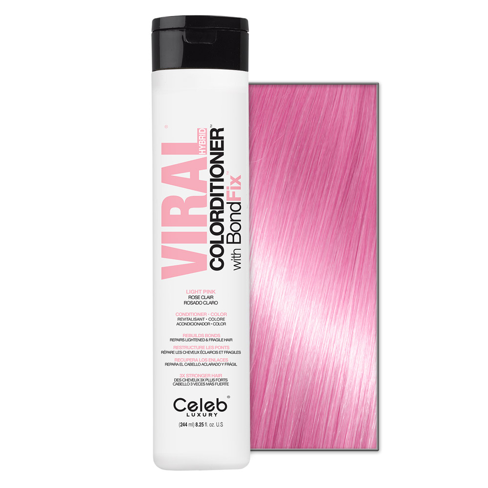 Celeb Luxury Viral Colorditioner 8.25 oz Light Pink Beauty Care Choices