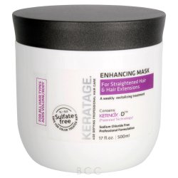 Keratage Enhancing Mask for Straightened Hair & Hair Extensions 17 oz (807-ENTM500 819803010396) photo