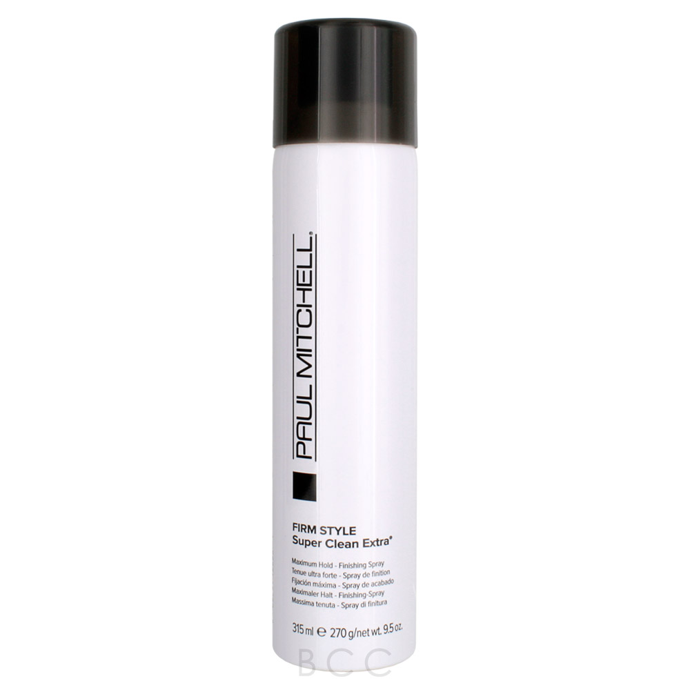 Firm Style Super Clean Extra Finishing Spray - Paul Mitchell