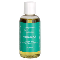 Well CBD Body & Massage Oil 4 oz (WL1001 752830899971) photo
