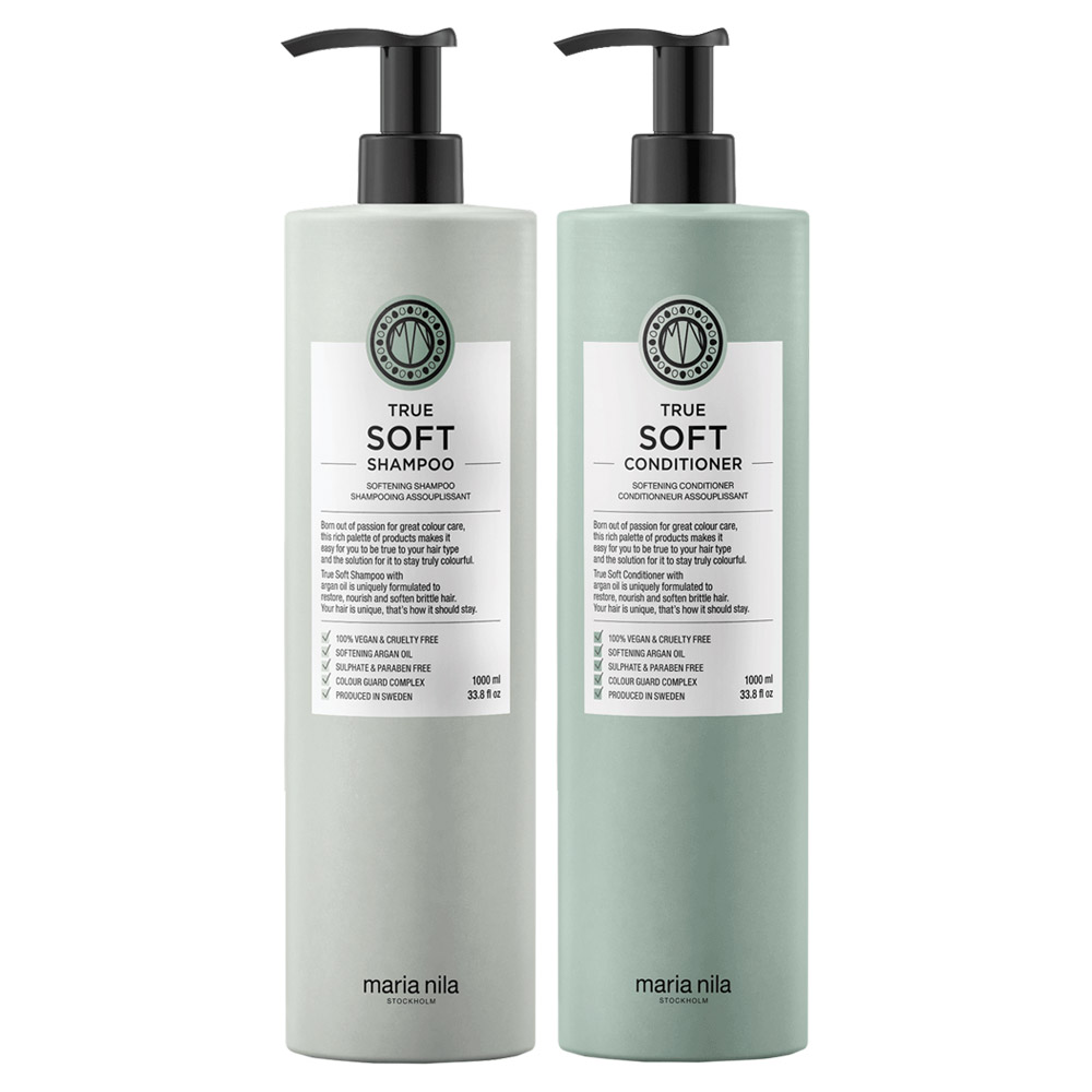 Maria Nila True Soft Shampoo & Conditioner Set Beauty Care Choices