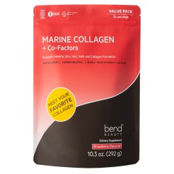 Bend Beauty Skincare Marine Collagen + Co-Factors Dietary Supplement Powder  - Strawberry