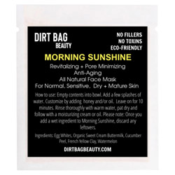 Dirt Bag Beauty Morning Sunshine Clay-Based Face Mask Single Use photo