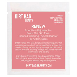 Dirt Bag Beauty Renew Gentle Exfoliating Facial Cleanser & Polish Single Use photo