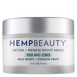 Hemp Beauty Detox + Renew Night Mask 1.7 oz (54060018 744702949945) photo