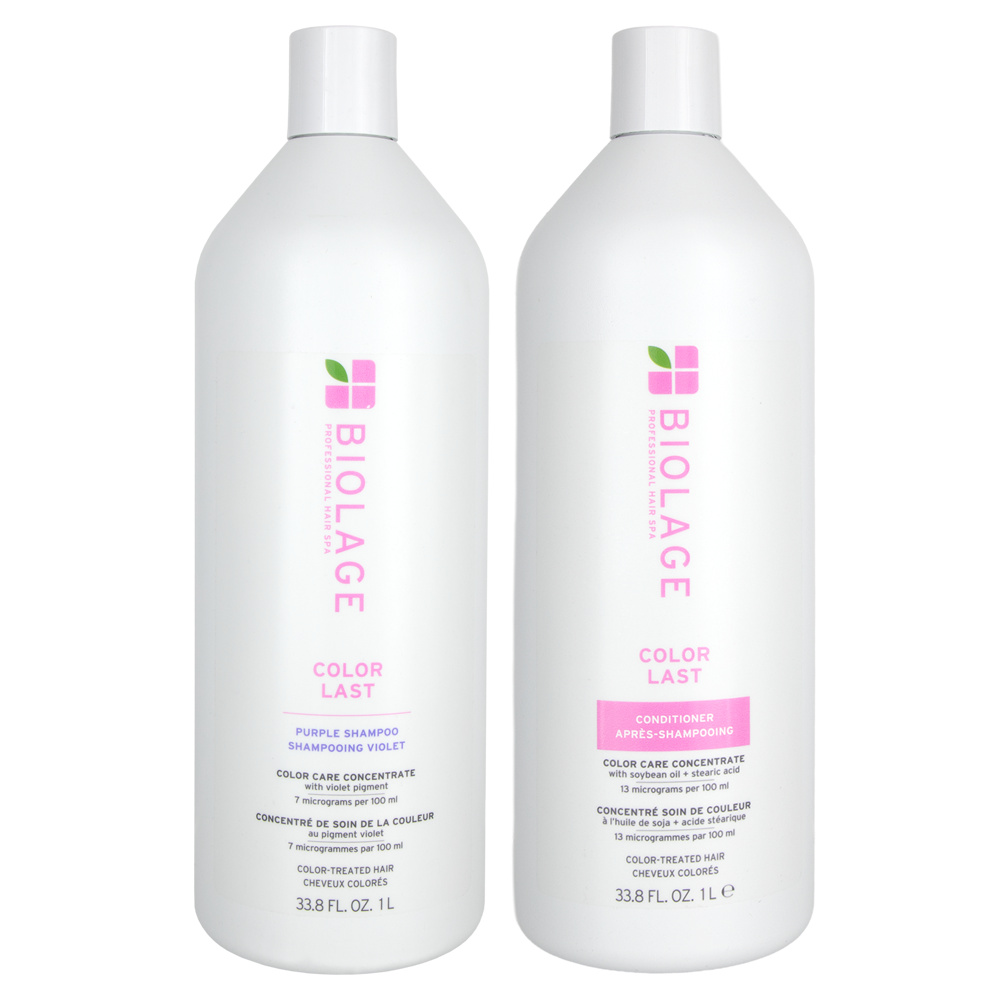 Biolage Color Last Purple Shampoo & Conditioner Set Beauty Care Choices