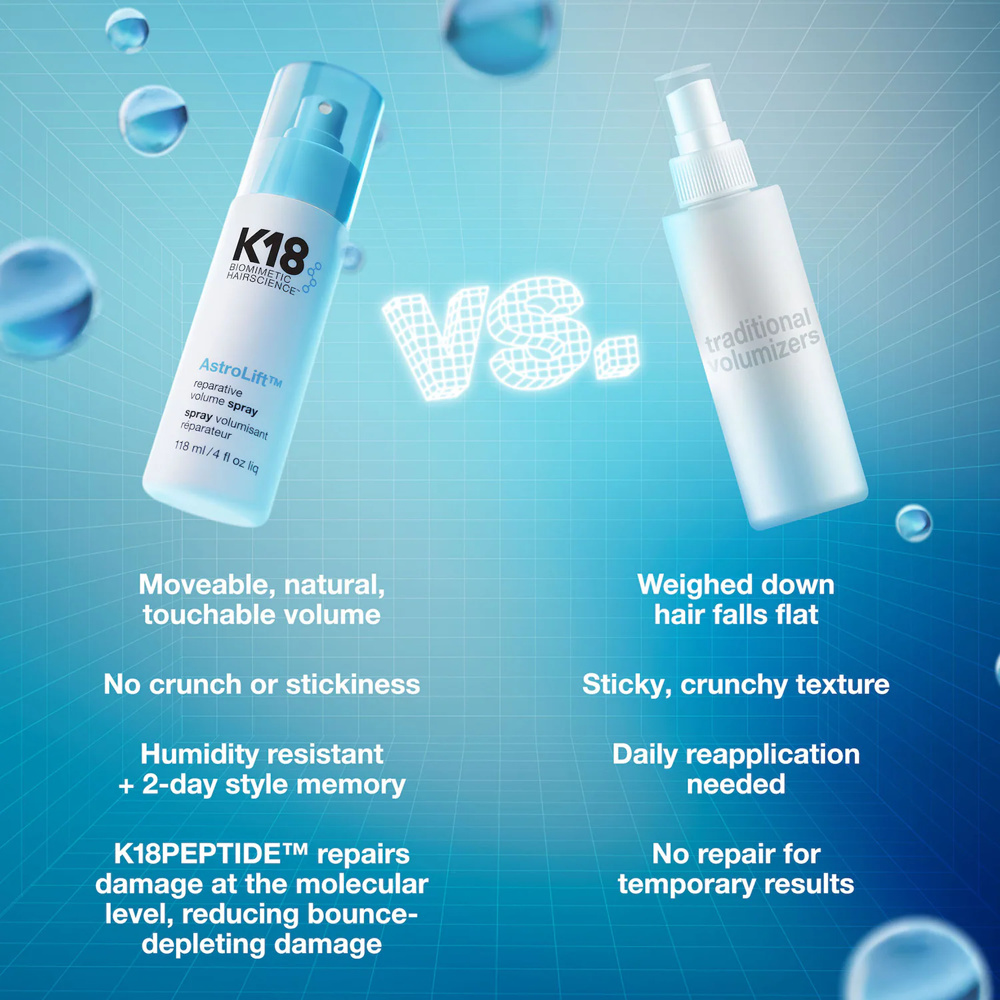 K18 Biomimetic Hairscience AstroLift Reparative Volume Spray
