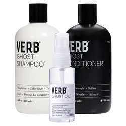 VERB Ghost Shampoo, Conditioner & Oil Trio