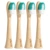 Elims Bamboo Electric Toothbrush Heads Aqua 4piece