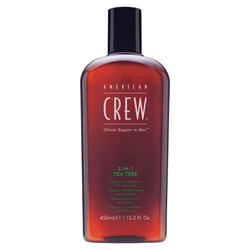 American Crew 3-In-1 Tea Tree Shampoo, Conditioner & Body Wash 15.2 oz (PP057805 669316214848) photo
