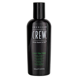 American Crew 3-In-1 Tea Tree Shampoo, Conditioner & Body Wash 3.3 oz (PP058440 618862187373) photo