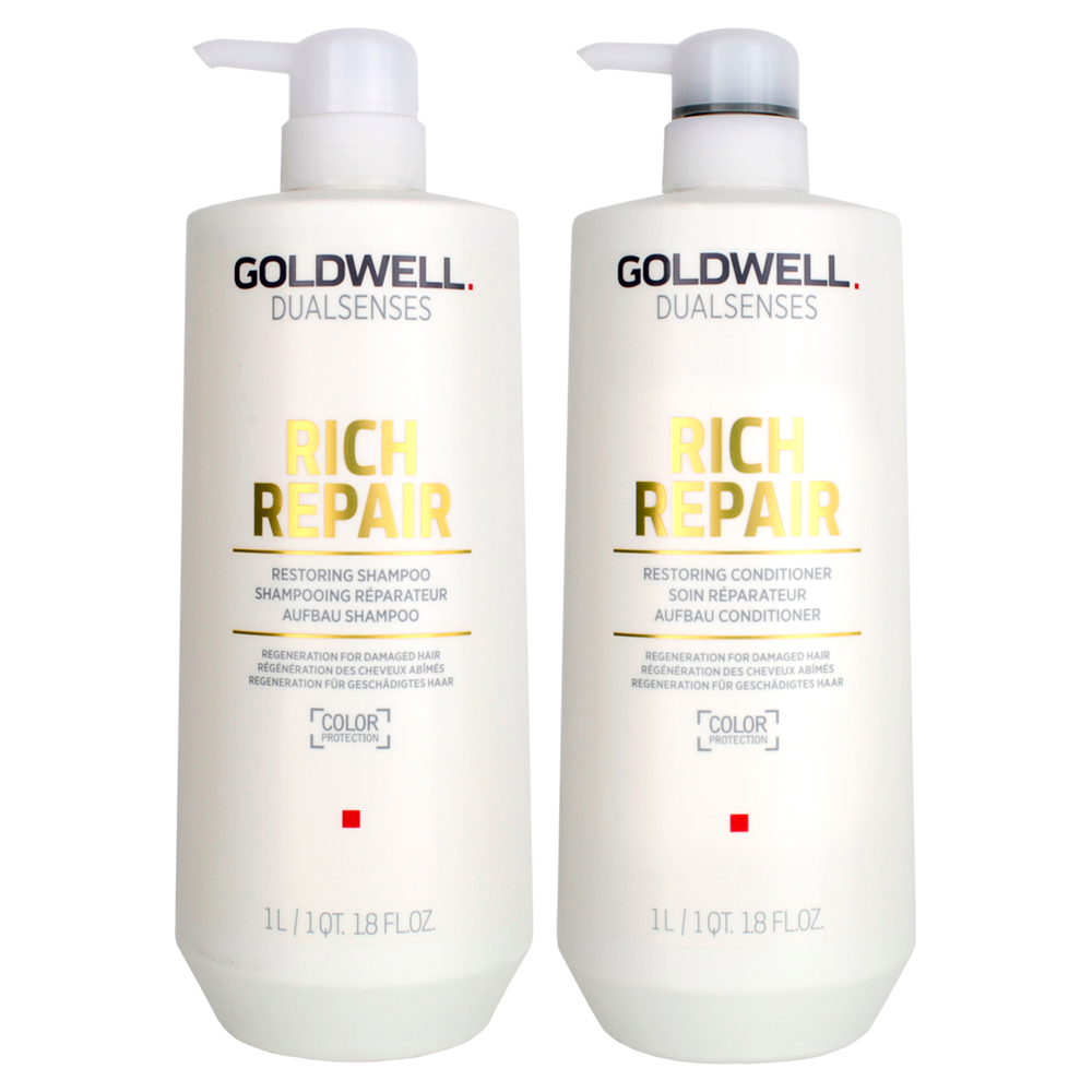 Atomisk Hovedløse Har det dårligt Goldwell Dualsenses Rich Repair Shampoo & Conditioner Set | Beauty Care  Choices