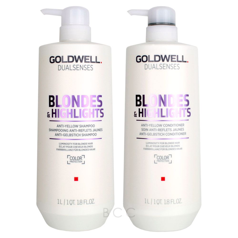 regiment kedel shuffle Goldwell Dualsenses Blondes & Highlights Shampoo & Conditioner Set | Beauty  Care Choices