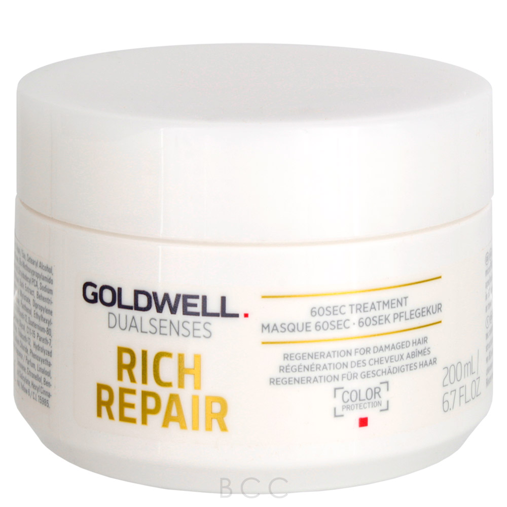 påske Forsendelse afregning Goldwell Dualsenses Rich Repair 60sec Treatment | Beauty Care Choices