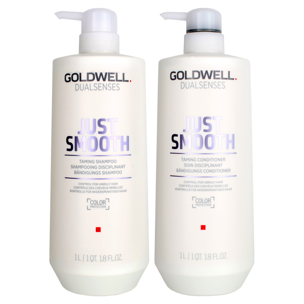 Goldwell Dualsenses Just Smooth Shampoo & Conditioner Set Beauty Care