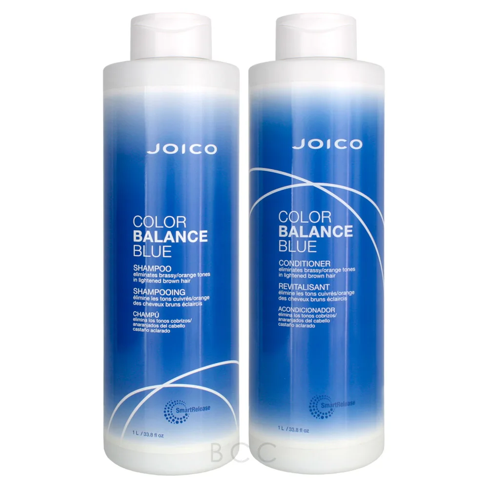 Color Balance Blue Shampoo Conditioner Set