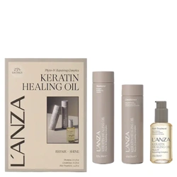 Lanza Repair + Shine Keratin Healing Oil Holiday Trio