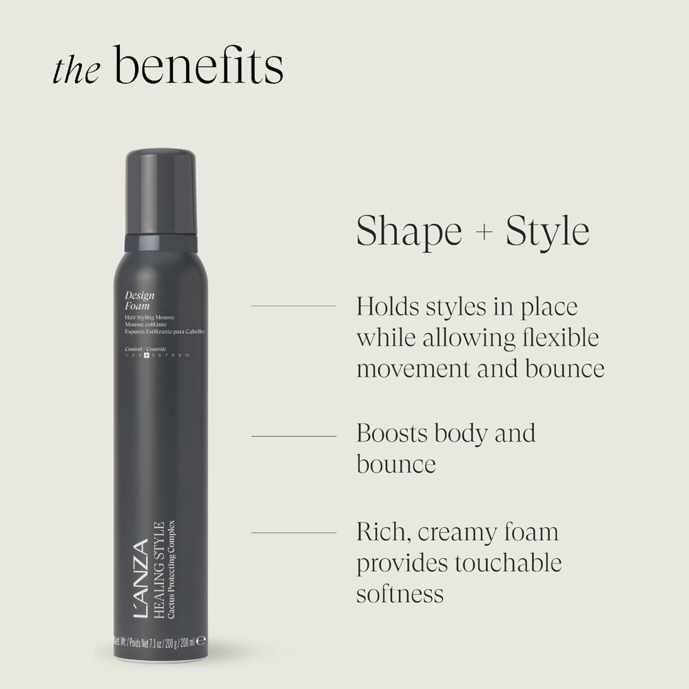 L'ANZA Healing Style Design Foam | Beauty Care Choices