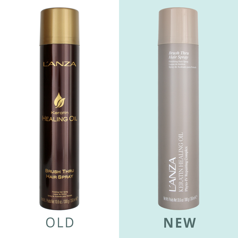 L'ANZA Keratin Healing Oil Brush Thru Hair Spray | Beauty Care Choices