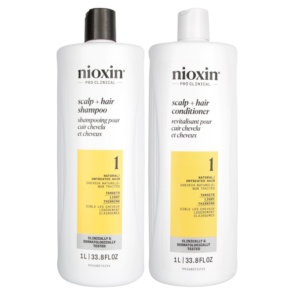 båd skat Mellemøsten NIOXIN System 1 Shampoo & Conditioner Set | Beauty Care Choices