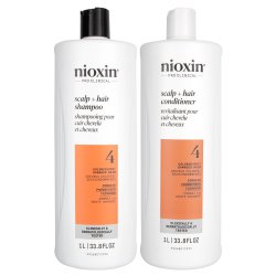 NIOXIN System 4 Color Safe Scalp Therapy Shampoo & Conditioner Set 