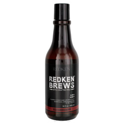 Redken Brews 3-in-1 Shampoo, Conditioner & Body Wash 10 oz (P1426200 884486336859) photo