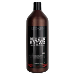 Redken Brews 3-in-1 Shampoo, Conditioner & Body Wash 33.8oz