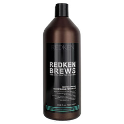 Redken Brews Mint Shampoo 33.8 oz (P1444801 884486341556) photo