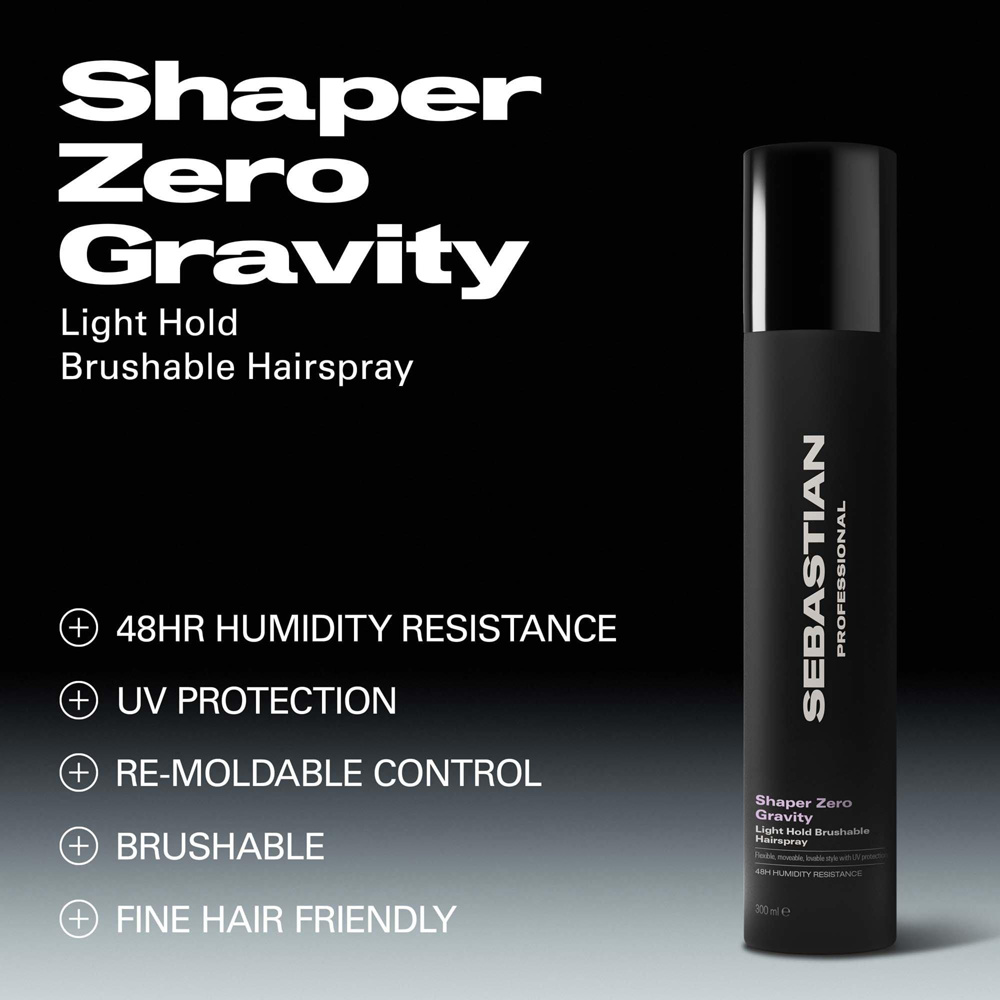 Sebastian Shaper Zero Gravity Light Hold Brushable Hairspray