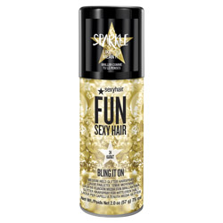 Sexy Hair Fun Sexy Hair Bling It On Glitter Medium Hold Hairspray 24 Karat (PP073731 646630018659) photo