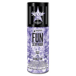 Sexy Hair Fun Sexy Hair Bling It On Glitter Medium Hold Hairspray Amethyst Sparkle (PP073732 646630018642) photo