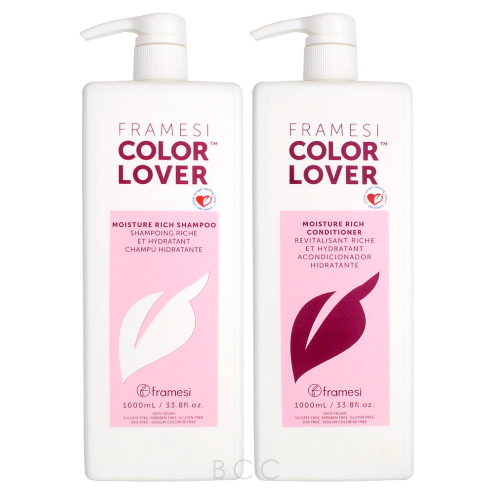 Framesi Color Lover Moisture Rich Shampoo & Conditioner Set Beauty
