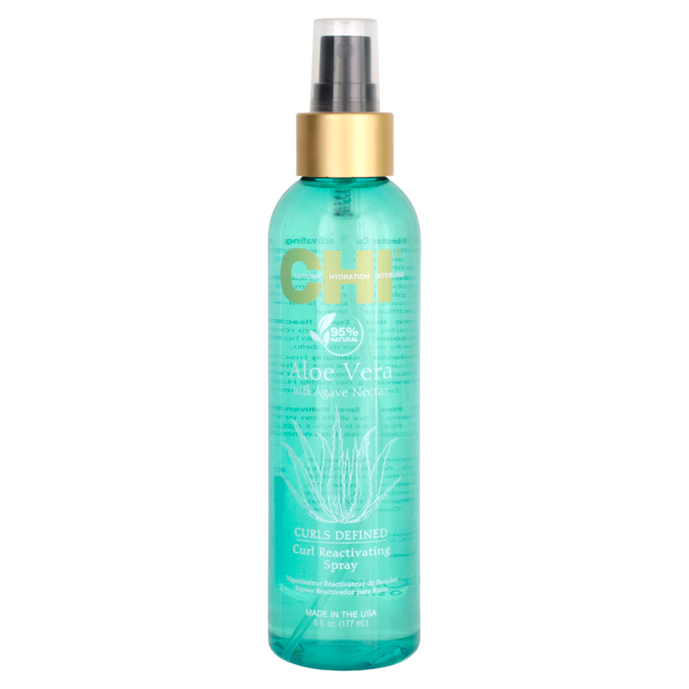 CHI Aloe Vera with Agave Nectar Curls Defined Curl Reactivating Spray |  Beauty Care Choices