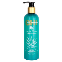 CHI Aloe Vera w/ Agave Nectar Curls Defined Curl Enhancing Shampoo 11.5 oz (639480 633911811375) photo
