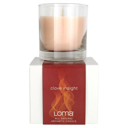 LomaTherapy All Natural Aromatic Candle Clove Insight (LTCLCNDL 876794018794) photo