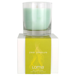 LomaTherapy All Natural Aromatic Candle Pear Pleasure (LTPPCNDL 876794002533) photo