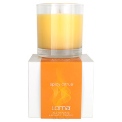 LomaTherapy All Natural Aromatic Candle Spicy Citrus (LTSCCNDL 876794018787) photo