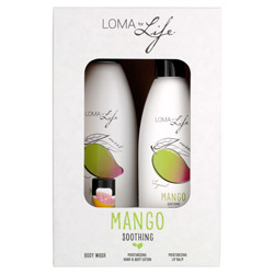 Loma for Life Body Care Set - Mango Soothing 3 piece (LFL-MANGOBOX 876794000966) photo