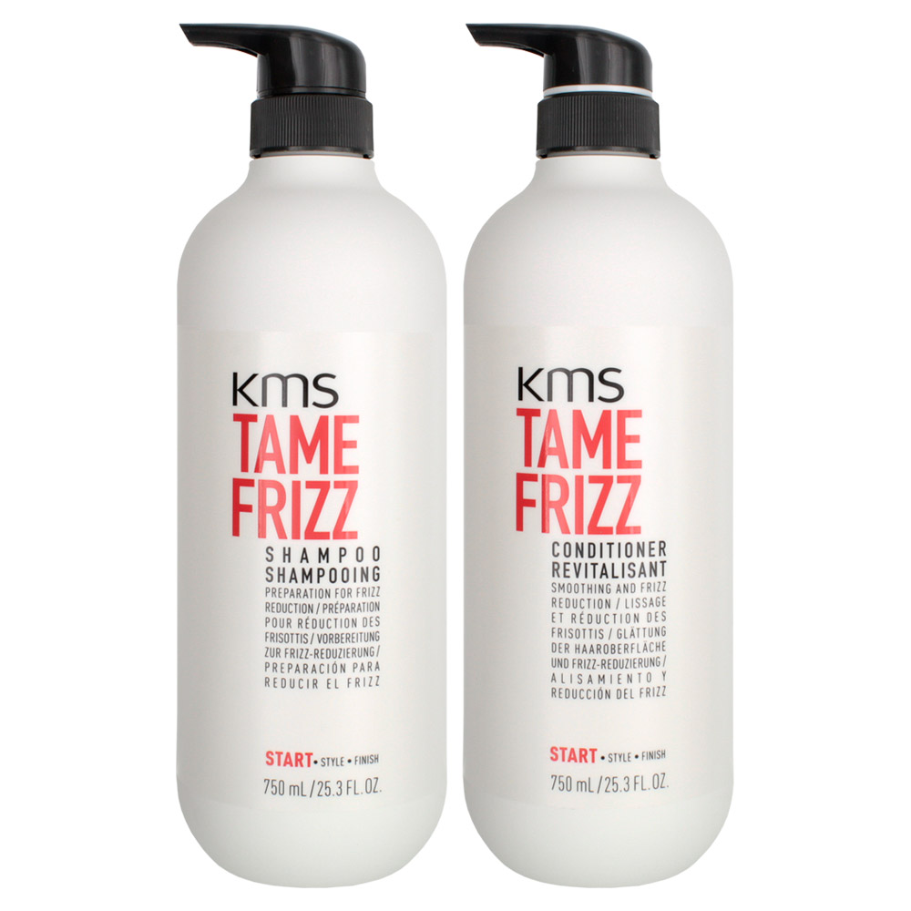 KMS Tame Frizz Shampoo & Conditioner Set Beauty Care Choices