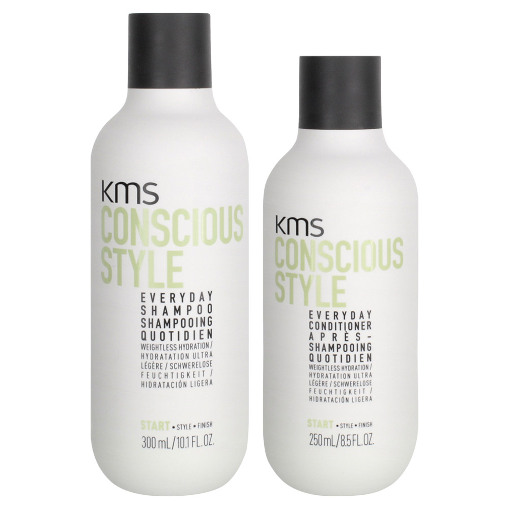 Withered Isse Konsultere KMS Conscious Style Everyday Shampoo & Conditioner Set | Beauty Care Choices