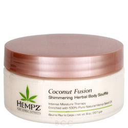 Hempz Coconut Fusion Shimmering Herbal Body Souffle 8 oz (732823 676280017054) photo