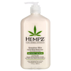 Hempz Sensitive Skin Herbal Body Moisturizer 17 oz (PP039951/733241 676280021884) photo